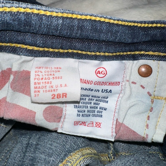 AG Adriano Goldschmidt Jeans 28R - Picture 5 of 6